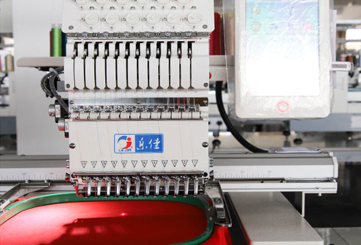 Single head computerized jean jacket automatic multi needles embroidery  machine HK-1201