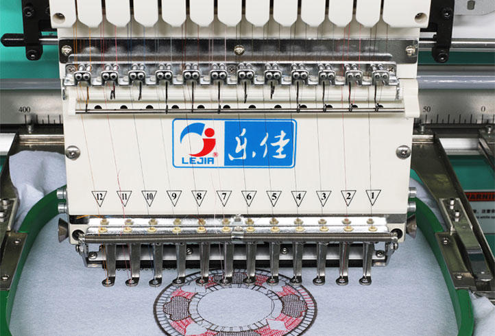 LJ-1202 2 heads Cap embroidery machine