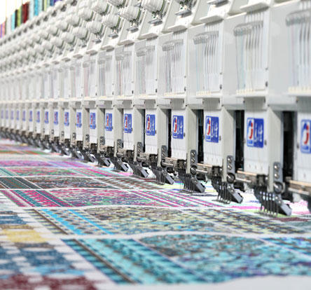 How does the Computer High speed embroidery machine handle different types of fabrics and materials?